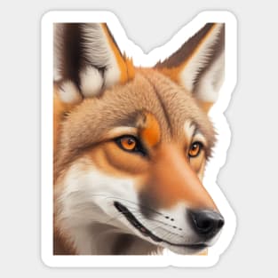 Coyote Sticker